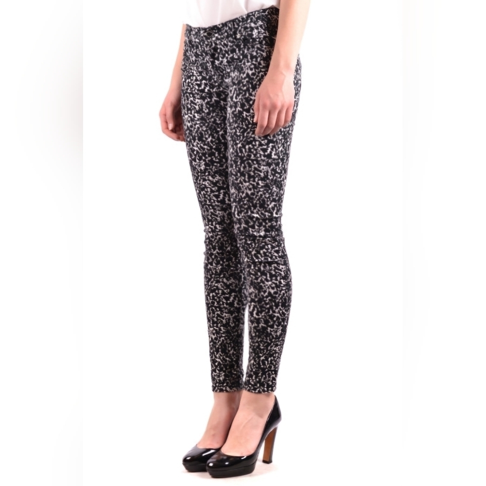 Michael Kors Black and White Skinny Jeans